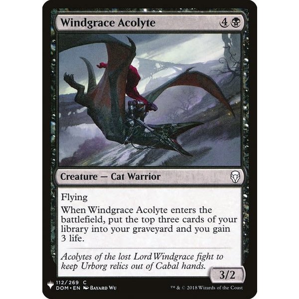 Magic: The Gathering Windgrace Acolyte (827) Near Mint