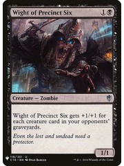 Magic: The Gathering Wight of Precinct Six (825) Near Mint