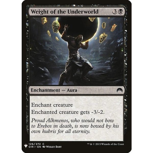 Magic: The Gathering Weight of the Underworld (823) Near Mint