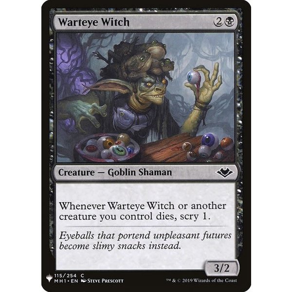 Magic: The Gathering Warteye Witch (822) Near Mint