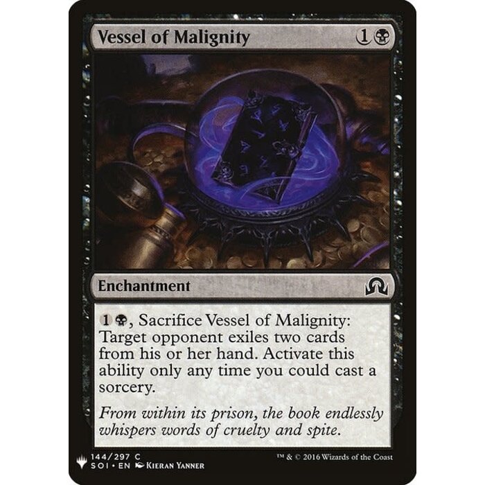 Magic: The Gathering Vessel of Malignity (814) Near Mint