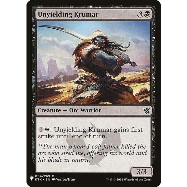 Magic: The Gathering Unyielding Krumar (807) Near Mint