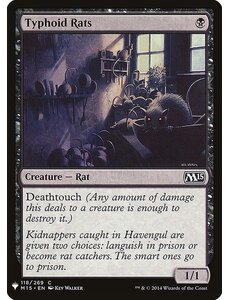 Magic: The Gathering Typhoid Rats (803) Near Mint