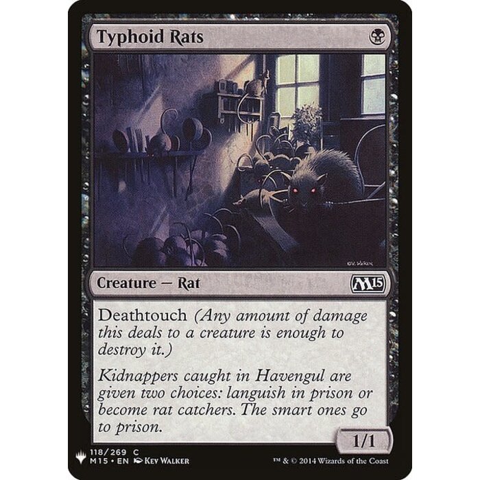 Magic: The Gathering Typhoid Rats (803) Near Mint