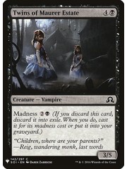 Magic: The Gathering Twins of Maurer Estate (802) Near Mint