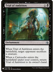 Magic: The Gathering Trial of Ambition (801) Near Mint