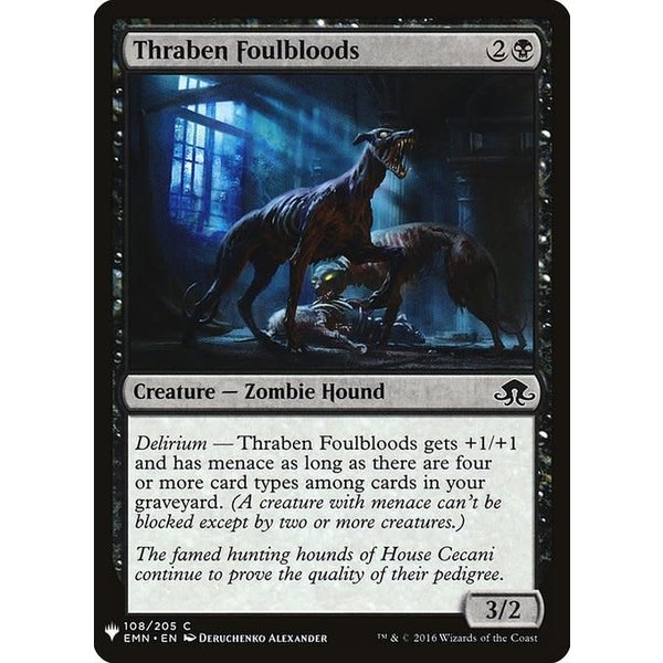 Magic: The Gathering Thraben Foulbloods (793) Near Mint