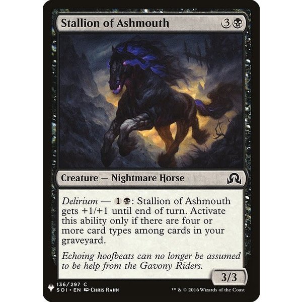 Magic: The Gathering Stallion of Ashmouth (781) Near Mint
