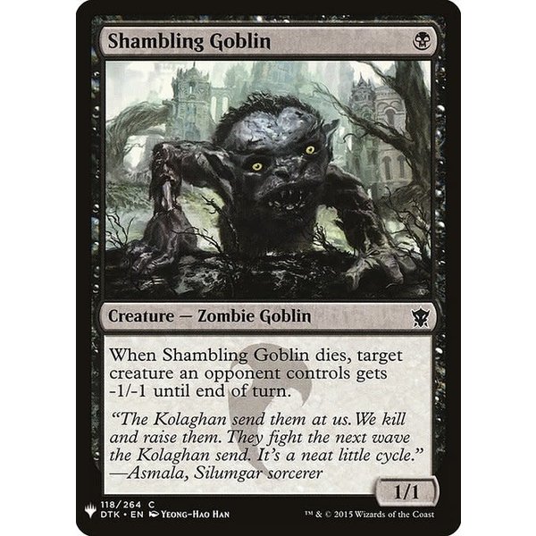 Magic: The Gathering Shambling Goblin (770) Near Mint