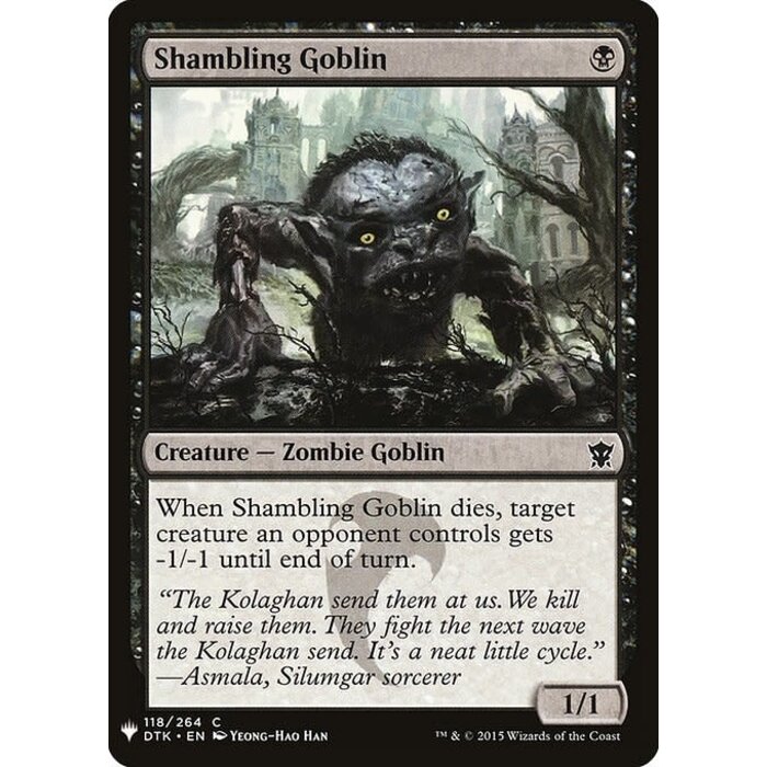 Magic: The Gathering Shambling Goblin (770) Near Mint