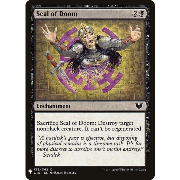Magic: The Gathering Seal of Doom (765) Near Mint