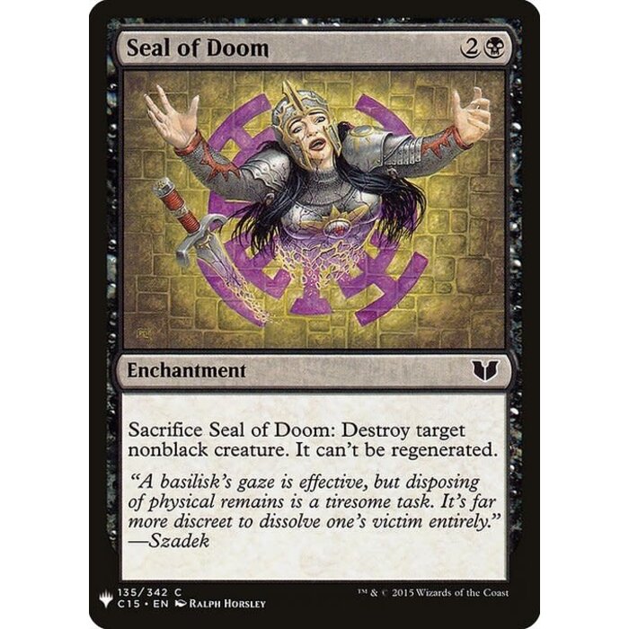 Magic: The Gathering Seal of Doom (765) Near Mint
