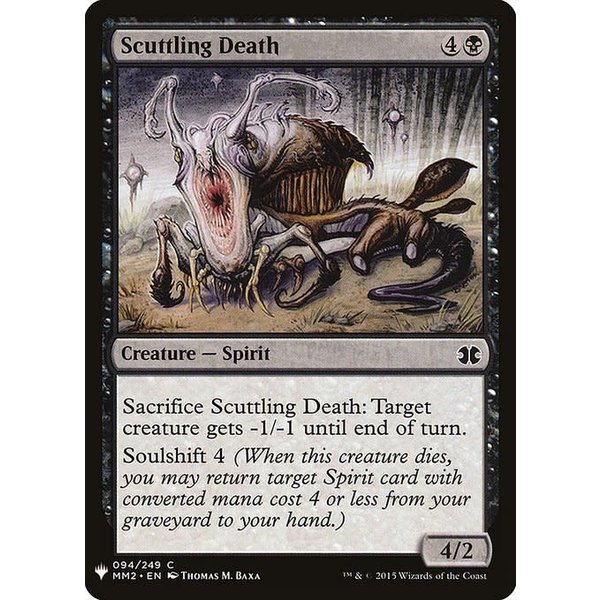 Magic: The Gathering Scuttling Death (764) Near Mint