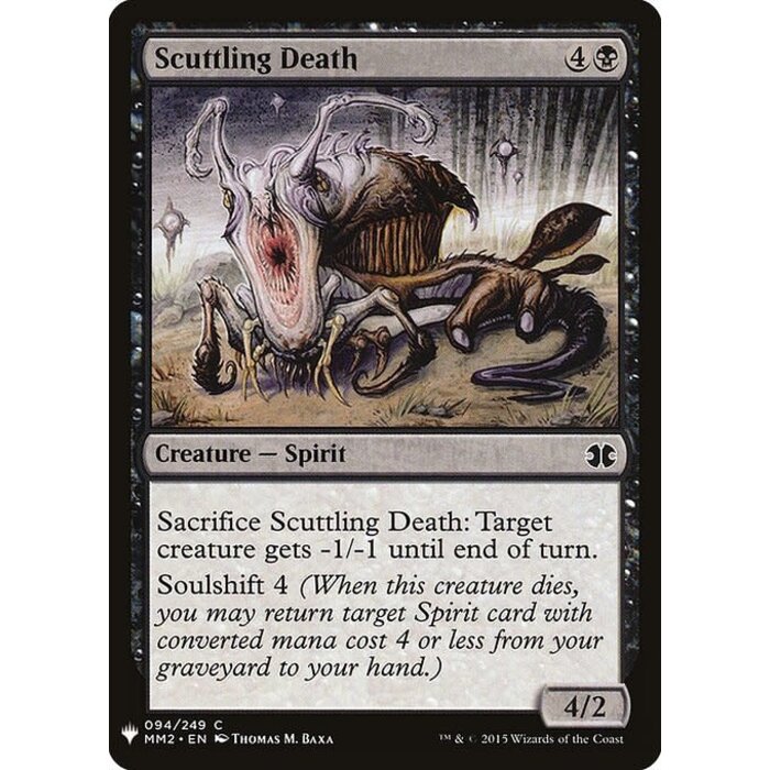 Magic: The Gathering Scuttling Death (764) Near Mint