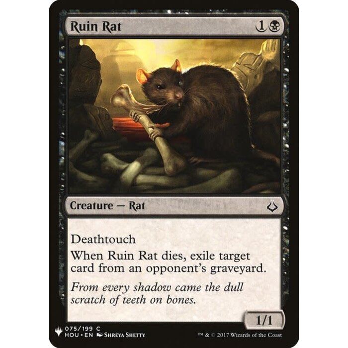 Magic: The Gathering Ruin Rat (759) Near Mint