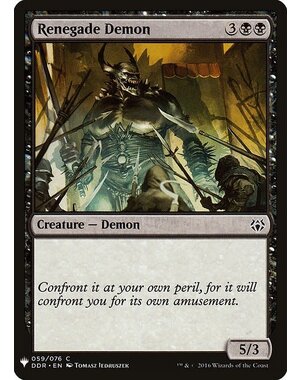 Magic: The Gathering Renegade Demon (752) Near Mint
