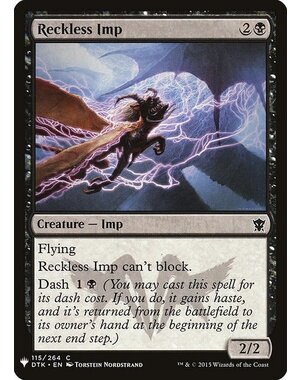 Magic: The Gathering Reckless Imp (749) Near Mint
