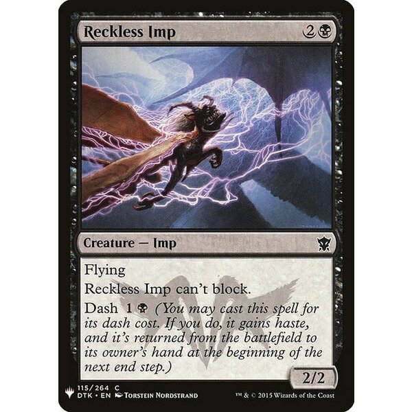 Magic: The Gathering Reckless Imp (749) Near Mint