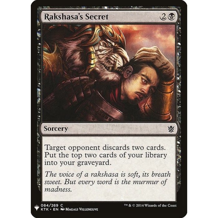 Magic: The Gathering Rakshasa's Secret (744) Near Mint