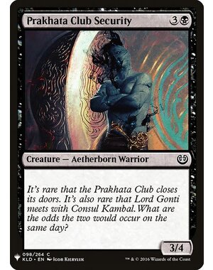 Magic: The Gathering Prakhata Club Security (738) Near Mint