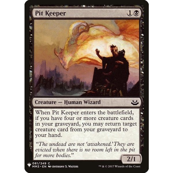 Magic: The Gathering Pit Keeper (734) Near Mint