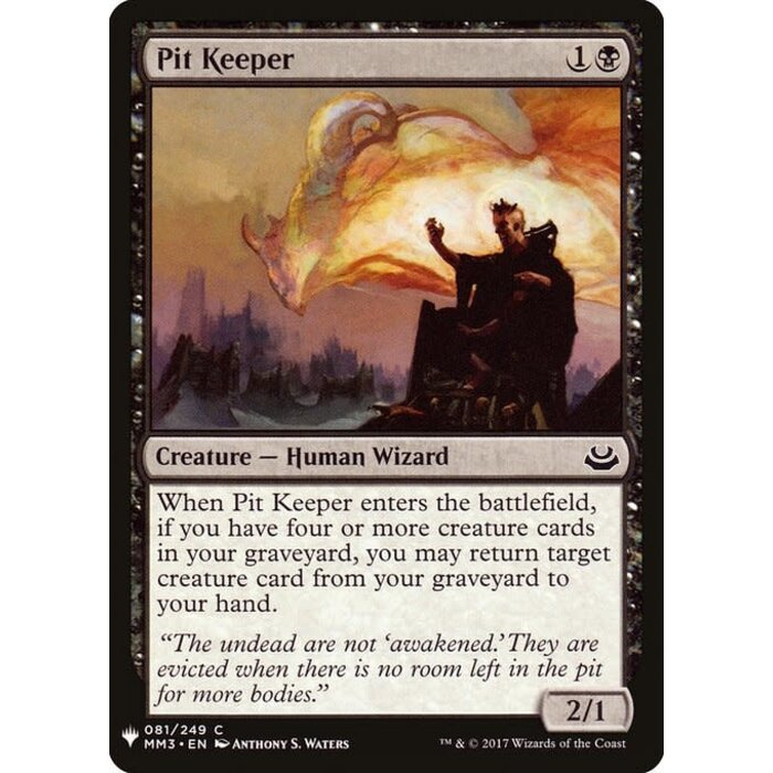 Magic: The Gathering Pit Keeper (734) Near Mint