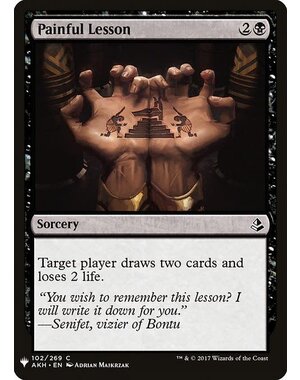 Magic: The Gathering Painful Lesson (727) Near Mint