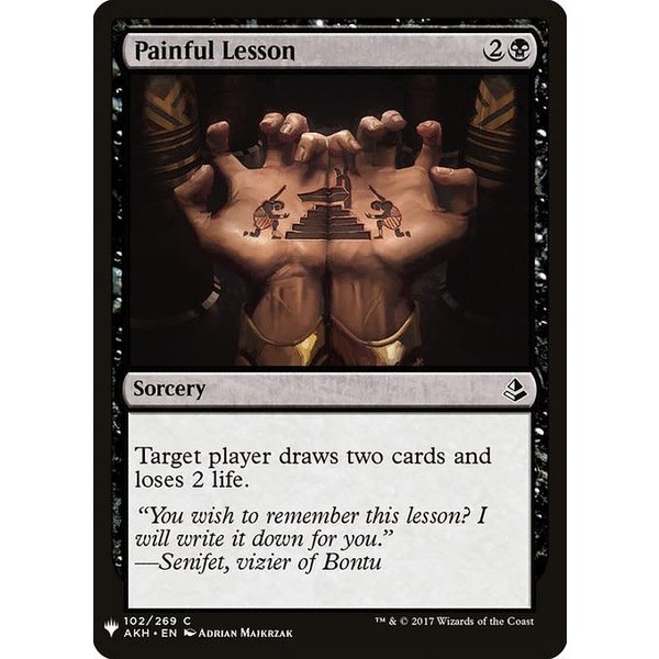 Magic: The Gathering Painful Lesson (727) Near Mint