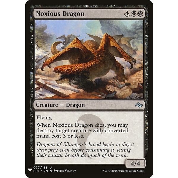 Magic: The Gathering Noxious Dragon (725) Near Mint