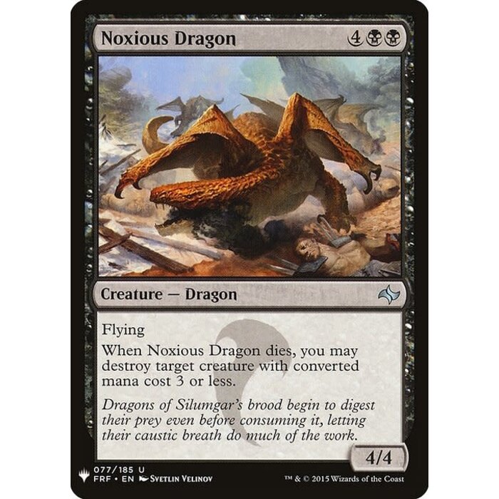 Magic: The Gathering Noxious Dragon (725) Near Mint