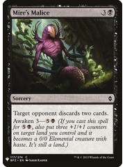 Magic: The Gathering Mire's Malice (715) Near Mint