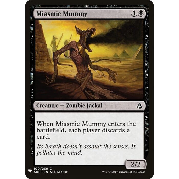 Magic: The Gathering Miasmic Mummy (711) Near Mint