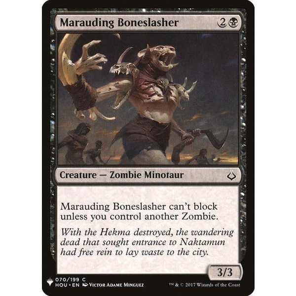 Magic: The Gathering Marauding Boneslasher (705) Near Mint