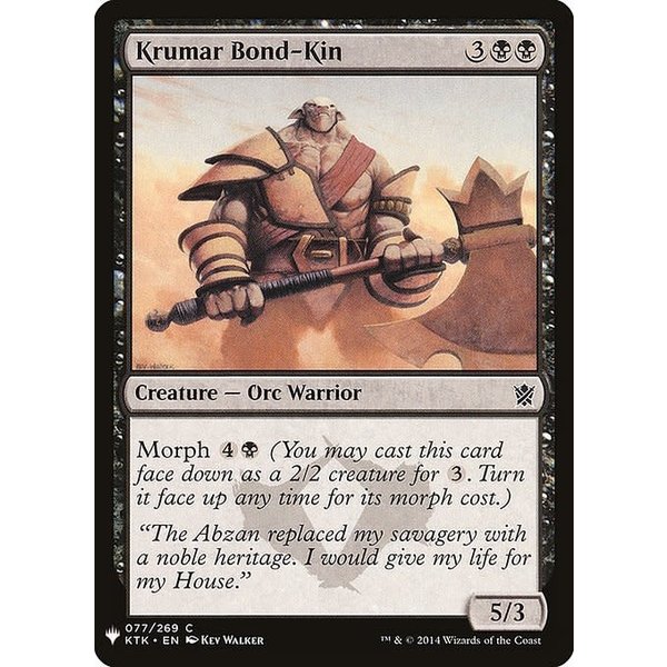Magic: The Gathering Krumar Bond-Kin (697) Near Mint