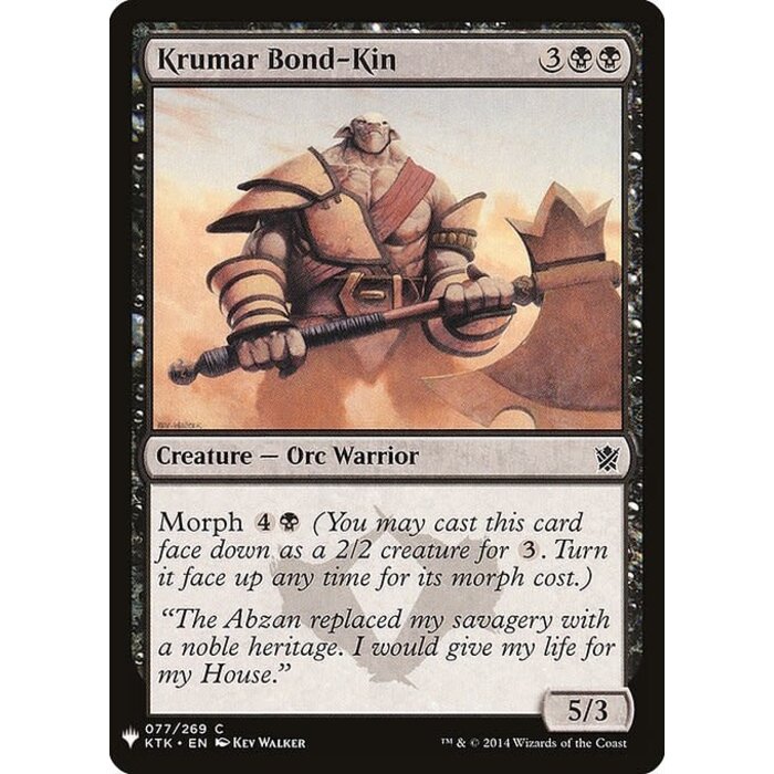 Magic: The Gathering Krumar Bond-Kin (697) Near Mint