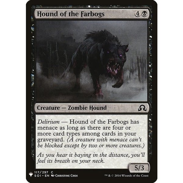 Magic: The Gathering Hound of the Farbogs (687) Near Mint