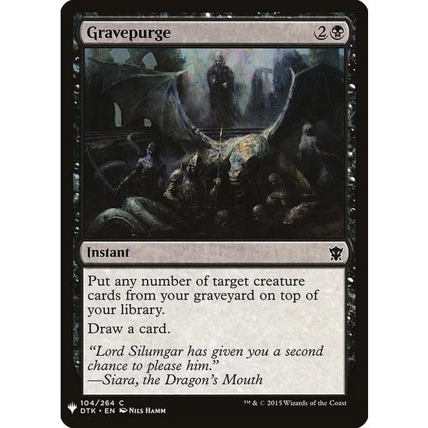 Magic: The Gathering Gravepurge (675) Near Mint
