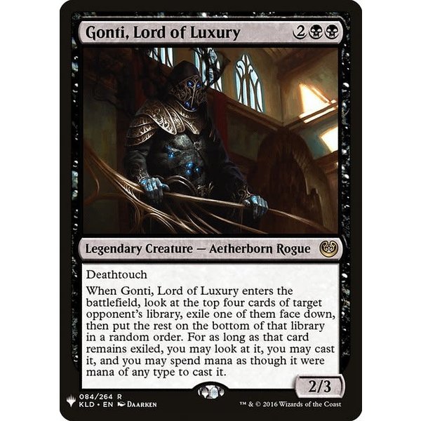 Magic: The Gathering Gonti, Lord of Luxury (671) Near Mint