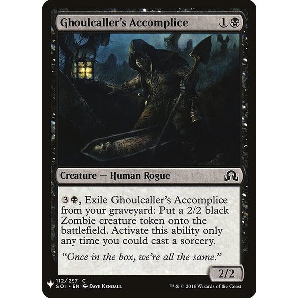 Magic: The Gathering Ghoulcaller's Accomplice (668) Near Mint
