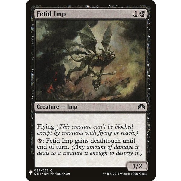 Magic: The Gathering Fetid Imp (660) Near Mint