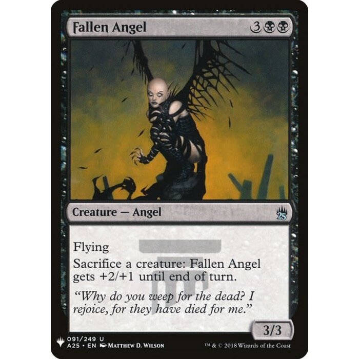 Magic: The Gathering Fallen Angel (653) Near Mint