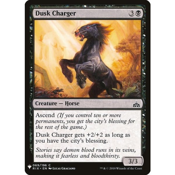 Magic: The Gathering Dusk Charger (643) Near Mint