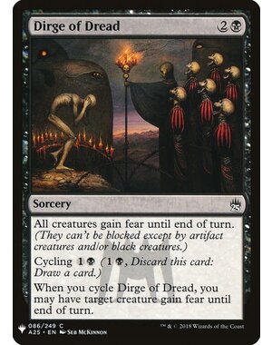 Magic: The Gathering Dirge of Dread (628) Near Mint