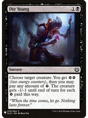Magic: The Gathering Die Young (626) Near Mint
