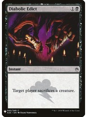 Magic: The Gathering Diabolic Edict (624) Near Mint