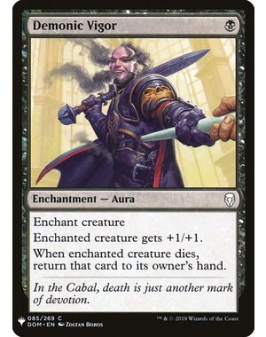 Magic: The Gathering Demonic Vigor (621) Near Mint