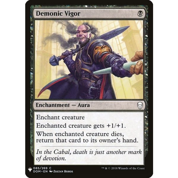 Magic: The Gathering Demonic Vigor (621) Near Mint