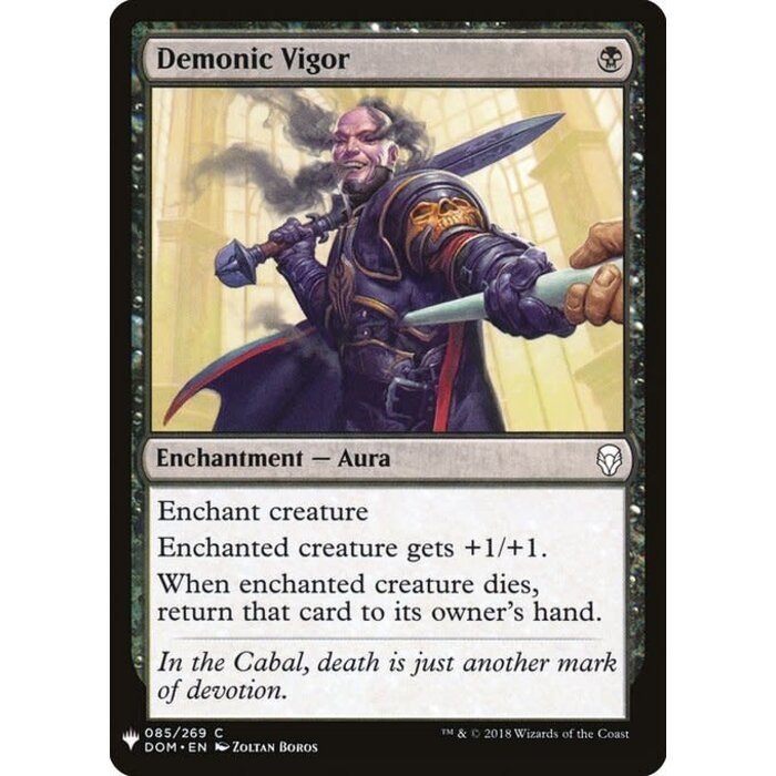 Magic: The Gathering Demonic Vigor (621) Near Mint
