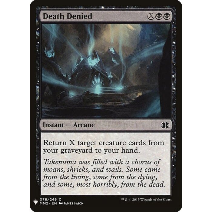 Magic: The Gathering Death Denied (618) Near Mint