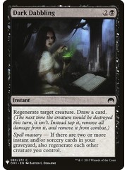 Magic: The Gathering Dark Dabbling (610) Near Mint